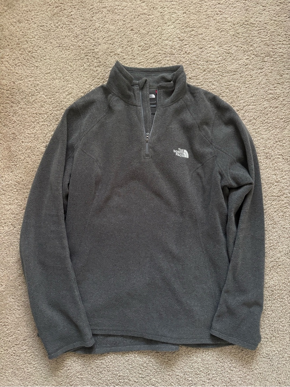 North Face Women’s Grey Fleece Quarter Zip Jacket